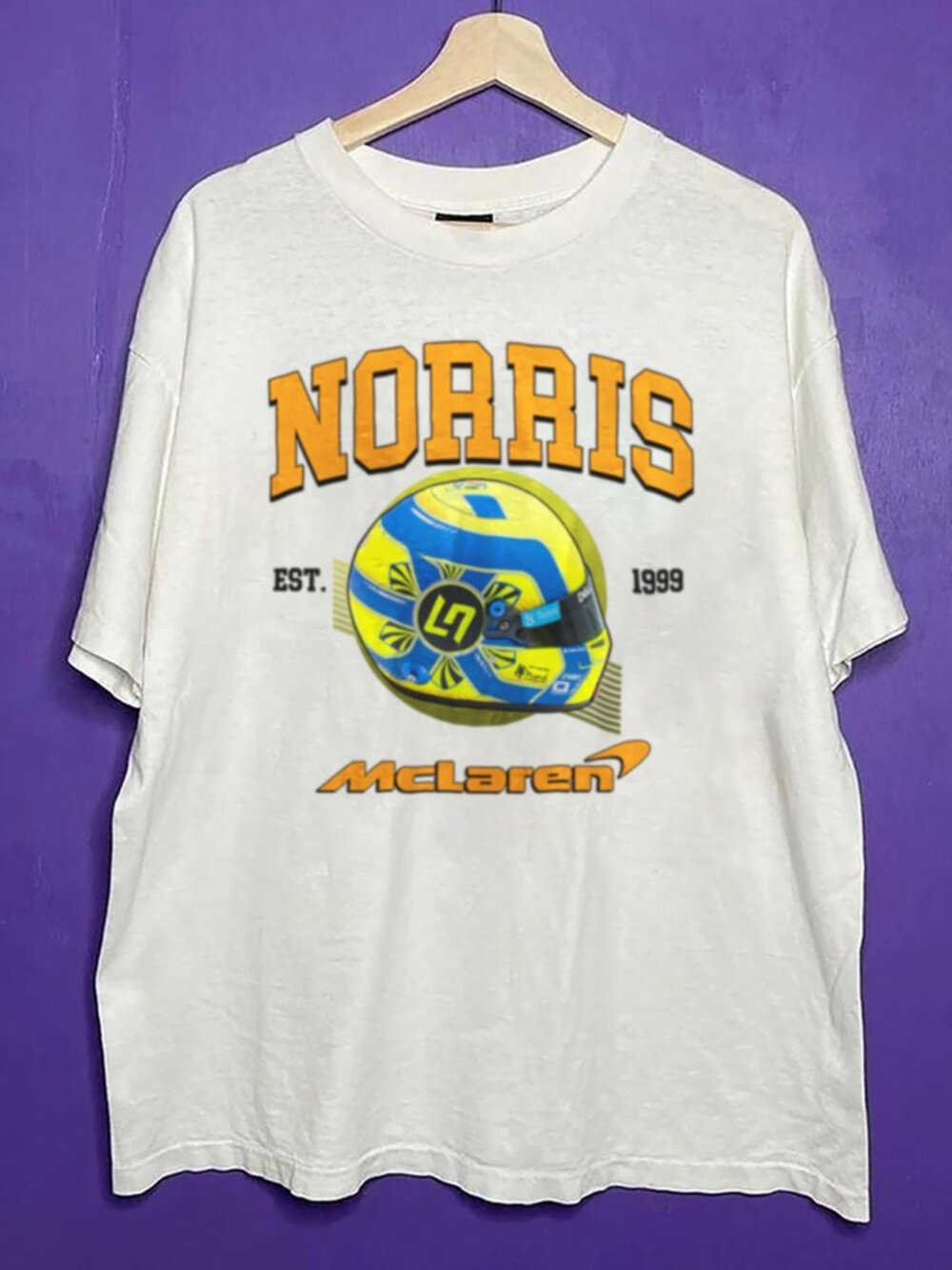 Vintage Lando Norris Formula One Racing Team McLaren Shirt, Retro Norris Shirt
